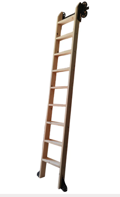 Industrial Library Ladder Hardware