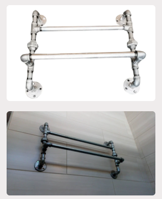 Industrial Towel Rack Kit