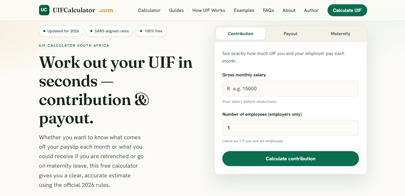 UIF Calculator